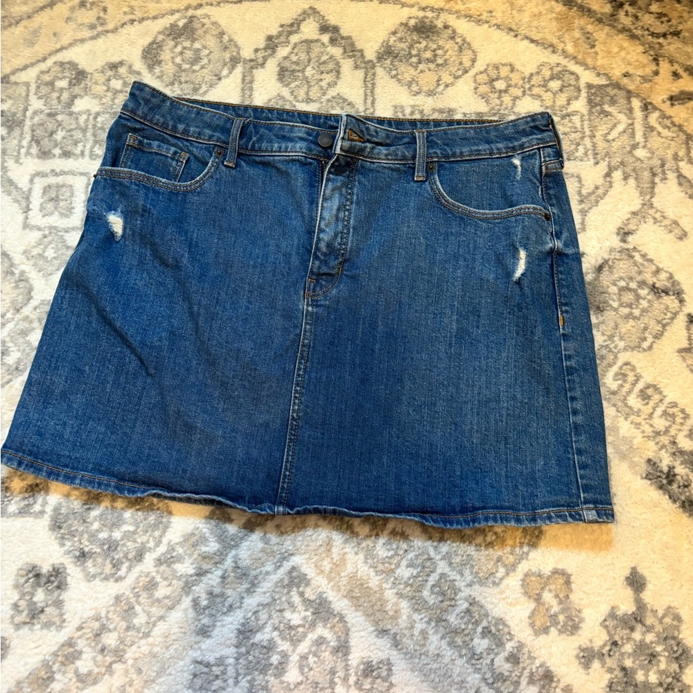 Old Navy Blue Denim Mini Skirt